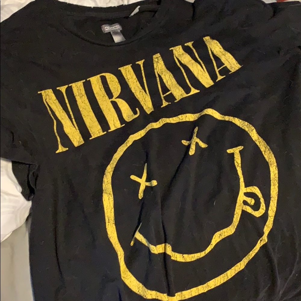 Nirvana distressed T Shirt